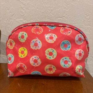 Dabney Lee Donut Makeup Bag - Coral‎ Pink